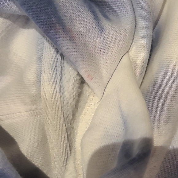 Gap Teen Blue and White Tie Dye Hoodie - Picture 4 of 7